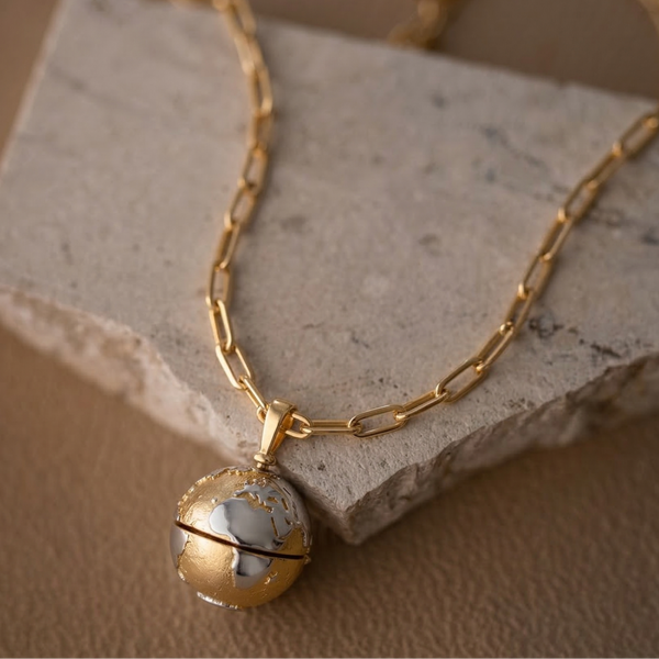 Pingente Globinho Dourado