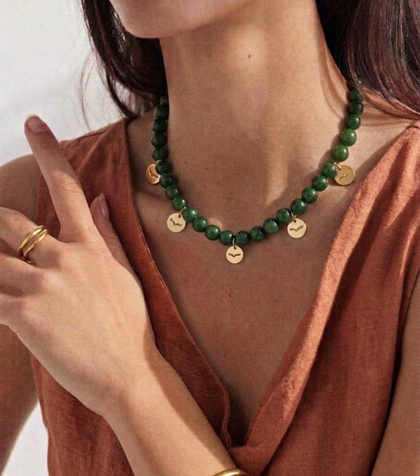 Colar  Andorinha Jade